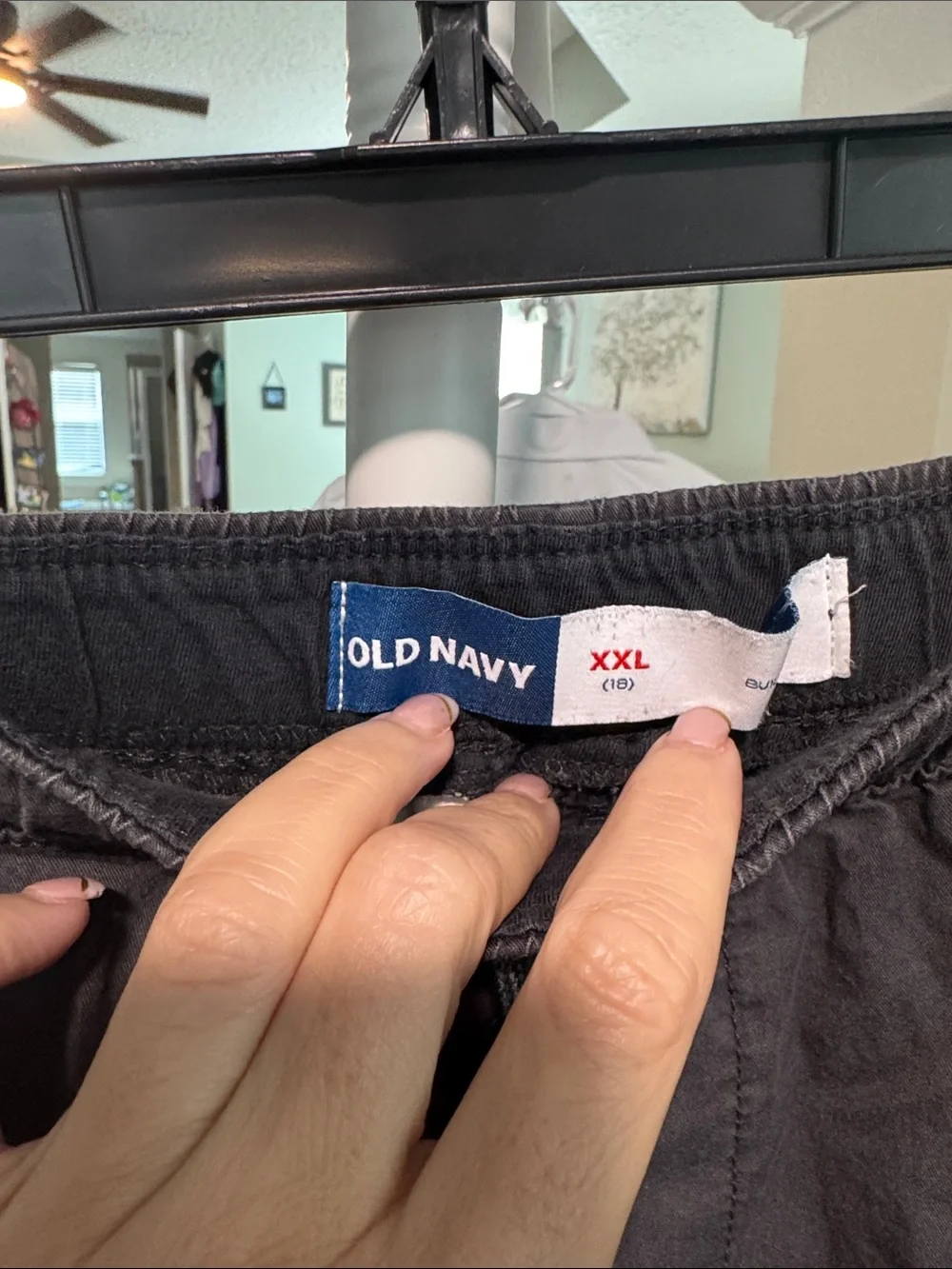 Old Navy Boys Charcoal Gray Drawstring Shorts